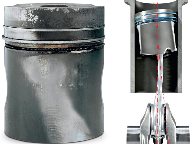 خرابی پیستون ناشی از گرما خرابی پیستون ناشی از گرما